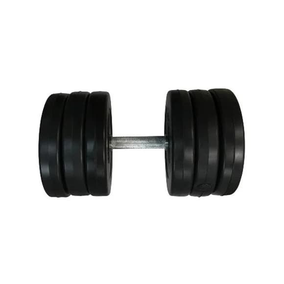 Гантель складальна композитна в пластиковій оболонці Rock Pro-R 16,5 кг NE-PL-R-016