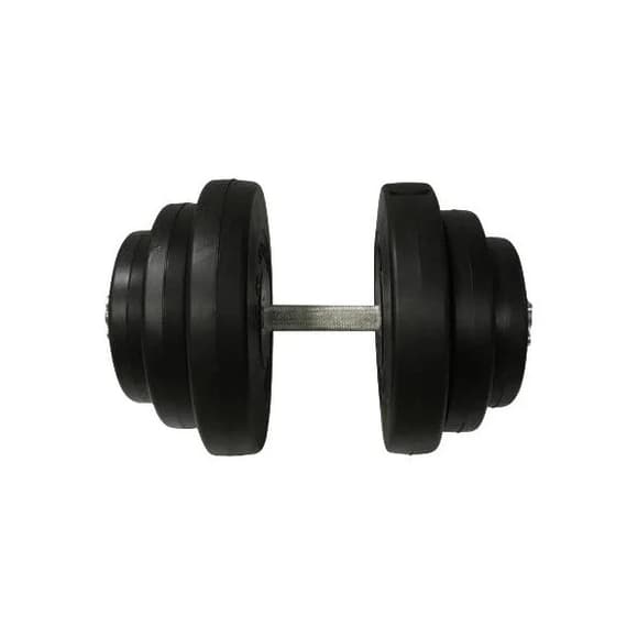 Гантель наборная композитная в пластиковой оболочке Rock Pro-R 19,5 кг NE-PL-R-019