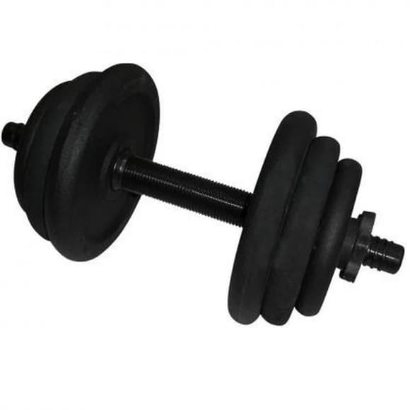 Гантель наборная литая NE-300-GP013, 12,5 кг, черный