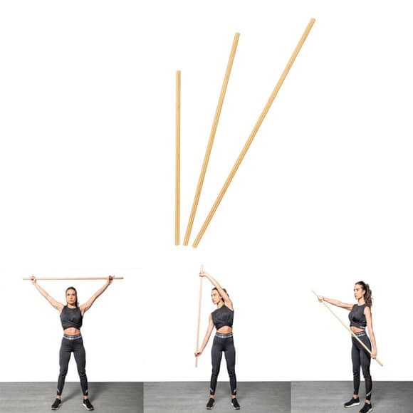 Гимнастическая палка (бодибар) Wood Bar NE-GM-001-140, 140 см