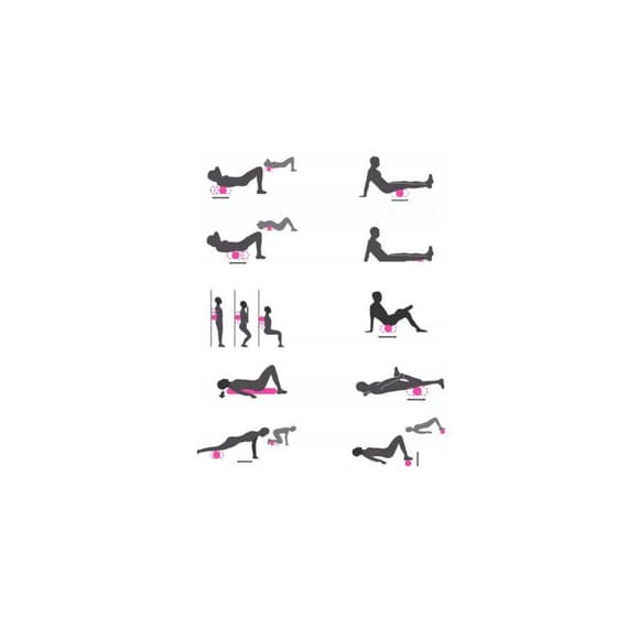 Масажний м'яч подвійний NE-EP-17 12*6 см