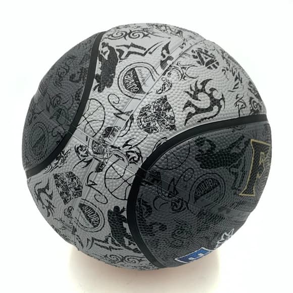 М'яч баскетбольний Fox ball №7 NE-BAS-1027, чорно-сірий