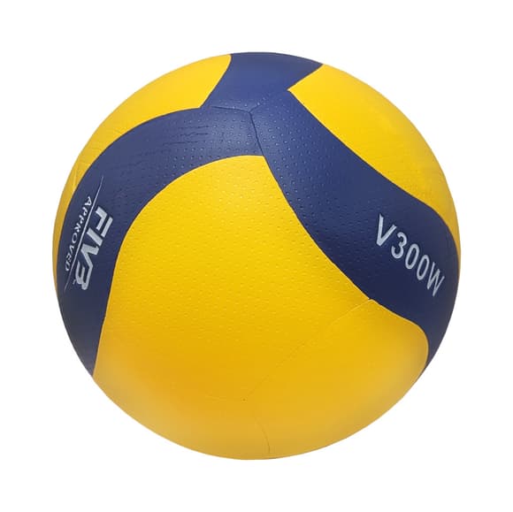 М'яч волейбольний тренувальний V300W Mikasa NE-V-300W № 5 синьо-жовтий