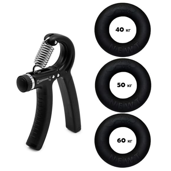 Набір кистьових еспандерів кільце+еспандер ножиці Power Grip Set2 NE-1588-60