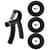 Набір кистьових еспандерів кільце+еспандер ножиці Power Grip Set3 NE-1589-60