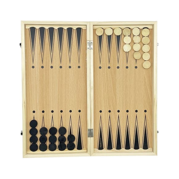 Набор настольных игр "Шахматы, нарды, шашки 3 в 1" Set1 NE-LG-11 игровое поле 40х40 см