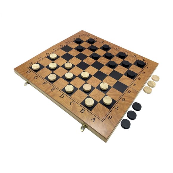 Набір настільних ігор "Шахи, нарди, шашки 3 в 1" Set3 NE-SP-SET-09 ігрова дошка 48х48 см