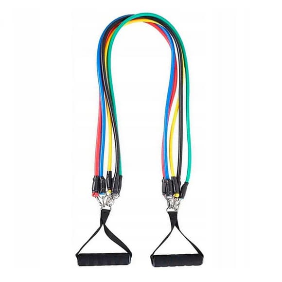 Набор эспандеров трубчатых силовых Power Strength Tube NE-PW-4, 5 шт