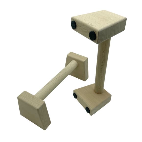 Паралетси, упори для віджимання дерев'яні Wood Gym Push Up NE-WD-40 з бука 40 см 2 шт