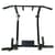 Тренажер турнік з підйомними брусами Iron Pro 4 в 1 NE-TR-5B, з м'якими ручками, чорний