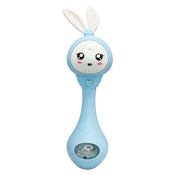 Інтерактивна іграшка-брязкальце "Зайчик" MGZ-1210(Blue)