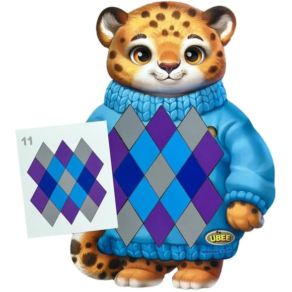 Развивающий пазл-вкладыш "Гепард" (ПСД289) PSD289