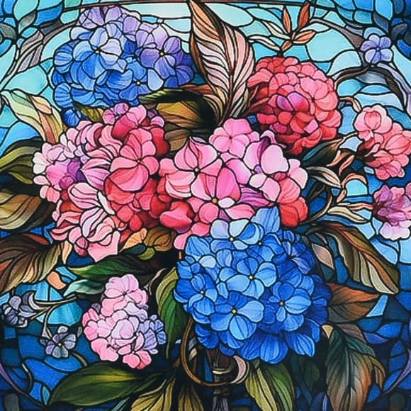 Алмазная мозаика "Цветочная палитра" DEEX16292 не полная выкладка 30х30 см