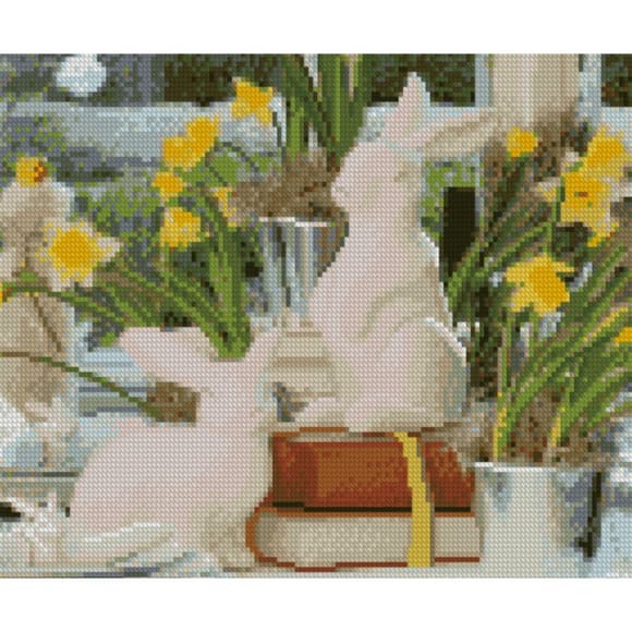 Алмазна картина "Веселі статуетки" HX192 30х40 см 