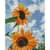 Алмазная мозаика "Подсолнухи в небе" HX493 30х40 см