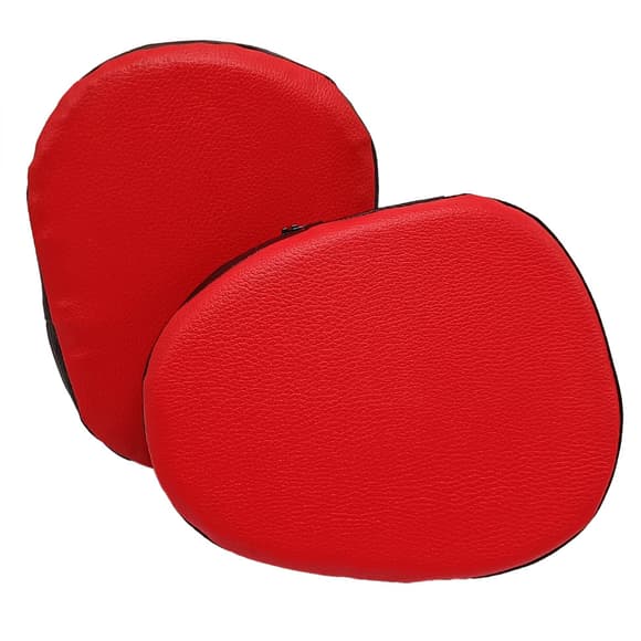 Детские боксерские Лапы 2088, 2 штуки, черно-красные