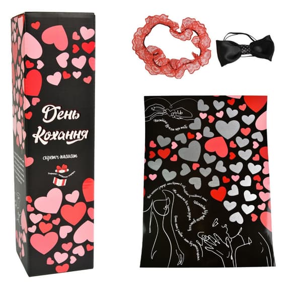 Настольная игра "День Любви" 30478 плакат, бабочка, подвязка