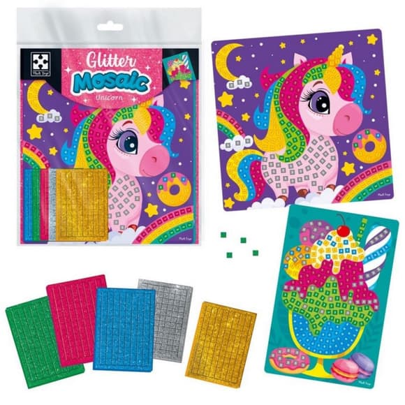Набір для творчості зі блискучою мозаїкою "Єдиноріг та морозиво" VT4511-12