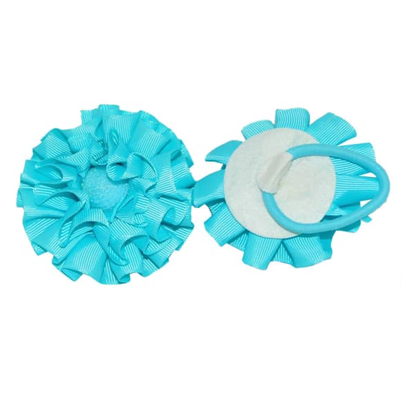 Дитяча резинка для волосся "Півонії" 0108-027, 12 штук