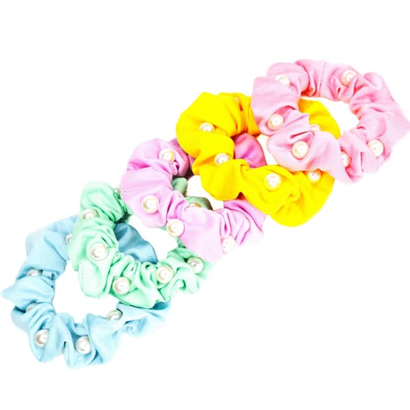 Детская резинка для волос "Жемчуг" 0303-1079, 10 штук