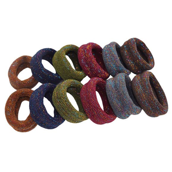 Дитяча резинка для волосся 0307-973-3, мікрофібра 6 штук