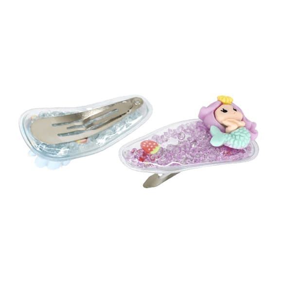 Затиск-хлопавка для волосся "Принцеси" 0109-100, 10 штук