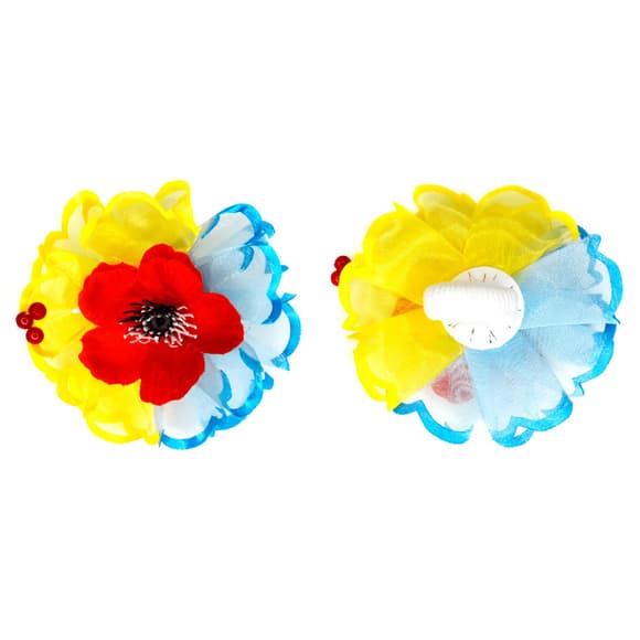 Детская резинка для волос "Маки" 0108-383