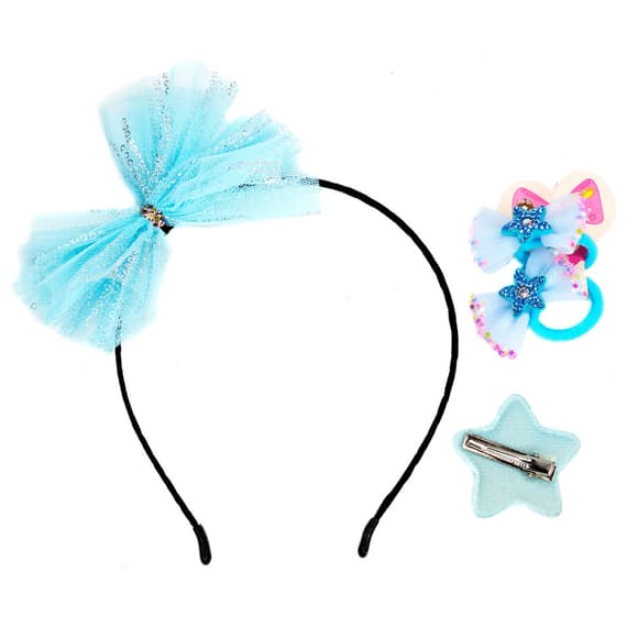 Дитячий набір "Принцеса" 0105-036-2 обруч, резинка, затискач