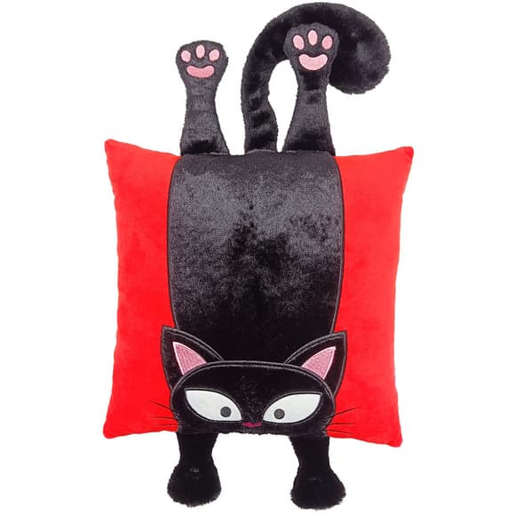 Подушка декоративна "Кіт Ч орниш" FWPCATBLACKIE25BK
