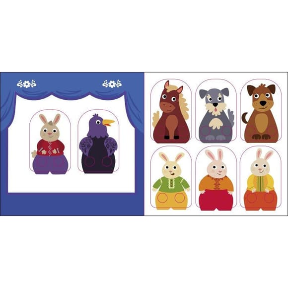 Детская книжечка "Театр в кармане: Заяц-хвастун" Ранок 1719005