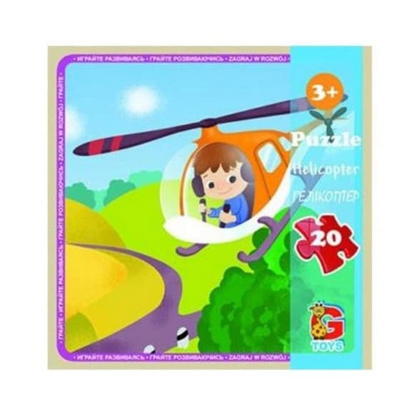 Детский пазл "Транспорт" LT06, 20 элементов