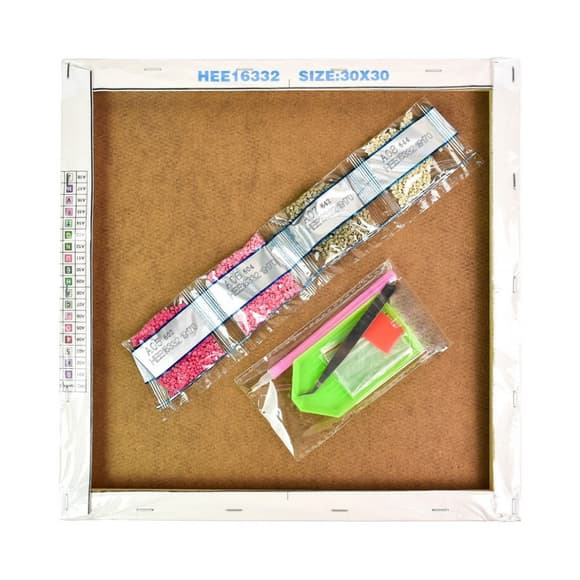 Алмазна мозаїка "Осіння композиція" HEE13818 30х30 см