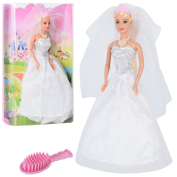 УЦІНКА! Дитяча лялька "Наречена" Defa Lucy" 6091(White)-UC з фатою