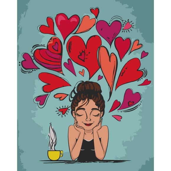 Картина по номерам "Романтические мечты" 10175-AC 40x50 см