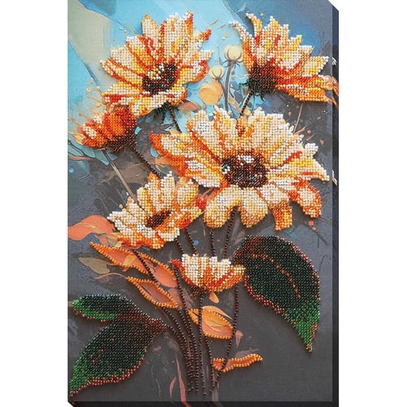 Набір для вишивання бісером "Дарунок сонця" AB-919 на натуральному холсті 