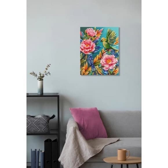 Набір для вишивання бісером "Весняний переполох" AB-924 на натуральному холсті 