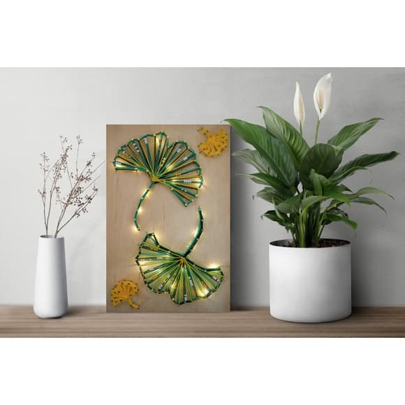 Набор стринг-арт "Малахитовый танец" ABC-029 деревянная основа