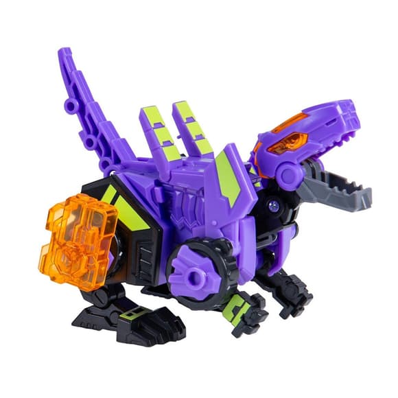 Динозавр-трансформер Раптор-Бот Dinoster EU580840-2 бокс для хранения, фиолетовый