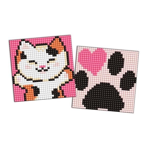 Алмазна мозаїка "Пухнасті обійми" Ідейка AMG1048 9x9 см                     