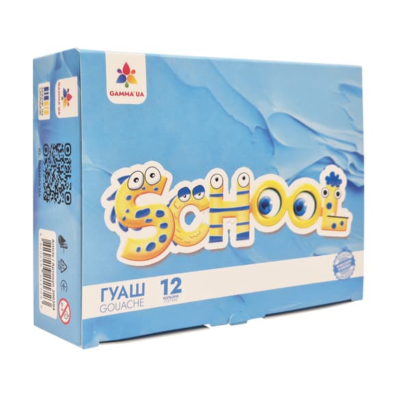 Детские гуашевые краски "Увлечение" 200204, 12 цветов