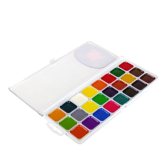 Акварельні фарби "Творчість" 400106, 24 кольори