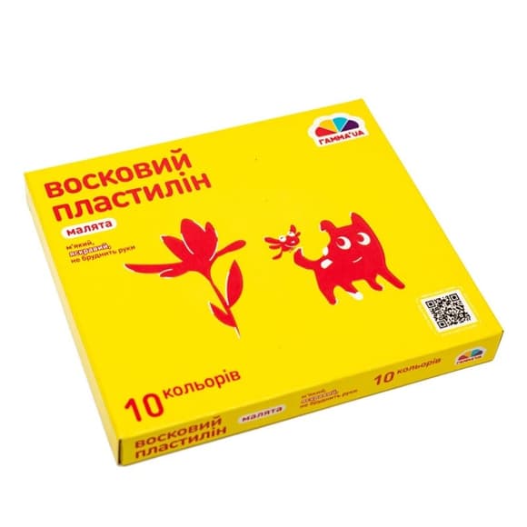 Набор для лепки пластилин "Малыши" 100304, 10 цветов