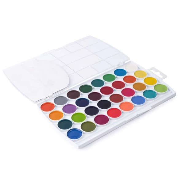 Акварельні фарби "Творчість" 400124, 32 кольори