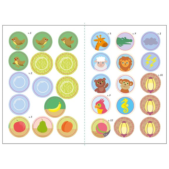 Книжка с наклейками Малыш Кис-Кис "Мои эмоции" 1841001, 12 страниц