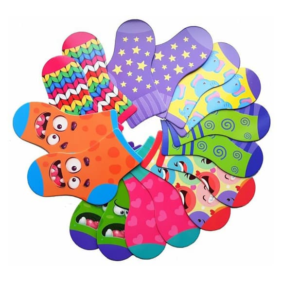 Настільна гра-мемо "Втрачені шкарпетки" 200000018, 64 картки