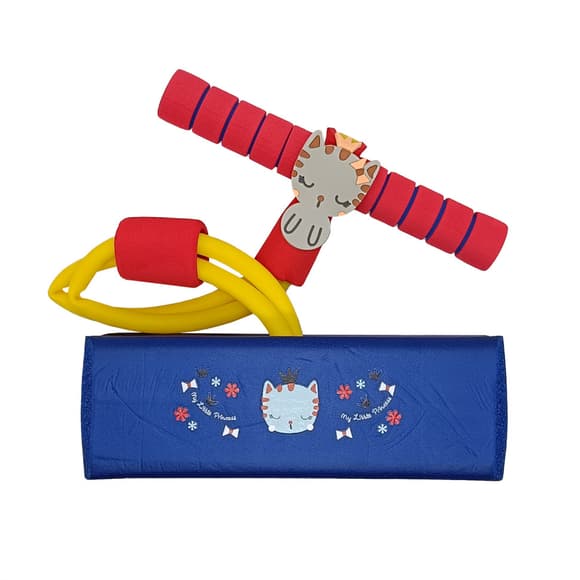 Дитячий джампінг 67942(Dark-Dlue) підсвічування, пискавка