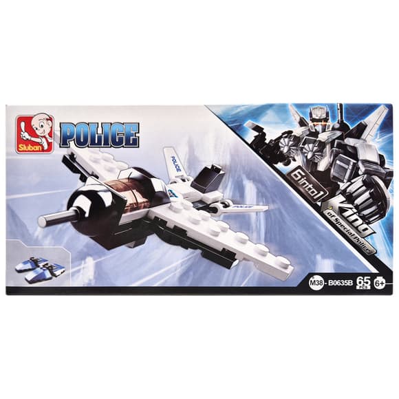 Детский конструктор Полицейская серия Police SLUBAN M38-B0635-2, 65 деталей