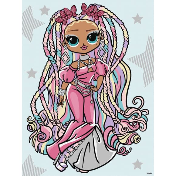 Картина по номерам "L.O.L. Surprise! O.M.G. Fashion show Twist Queen" KHO6274, 30х40 см