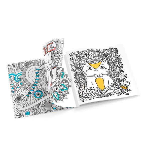 Розмальовка антистрес "Color & relax pastel" РМ-67-2, 24 сторінки