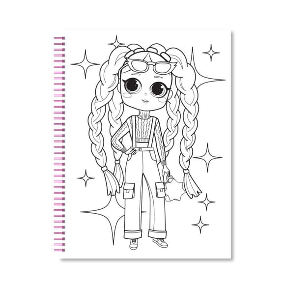 Дитяча розмальовка з олівцями "Coloring fun" НТ-39-01, 24 аркуши